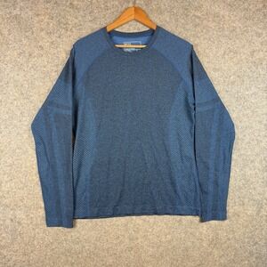 FIGS Salta Seamless Top Long Sleeve Underscrub XXL Blue Medical Thermal